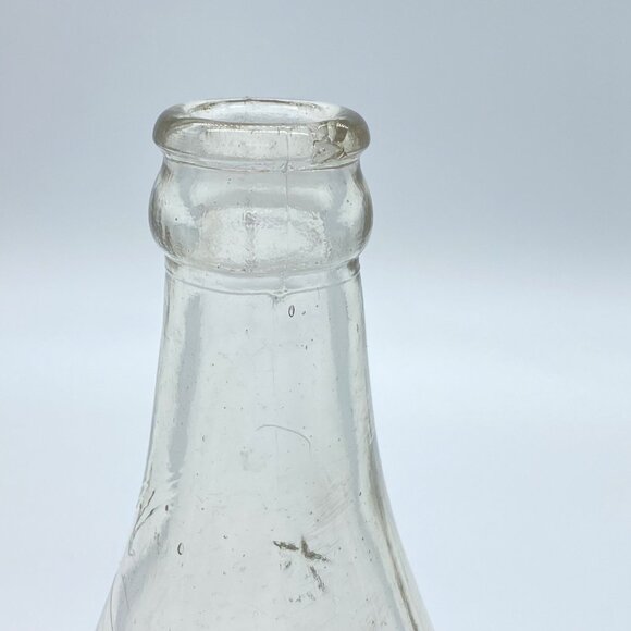 Vintage Embossed Clear Glass Bottle Armory Bottling Works Soda Water Star 6.5 Oz - Picture 8 of 16
